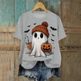 thumbnail image 2 of Towmus Womens Funny Short Sleeve Crew Neck Halloween Clothes Fall T-Shirts Graphic Tee Tops, 2 of 4
