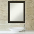 thumbnail image 4 of Amanti Art Accent Bronze Narrow Framed Non-Beveled Bathroom Vanity Wall Mirror - 21.5 x 27.5 in, 4 of 10