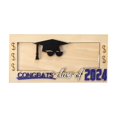 thumbnail image 2 of ⚡ Big Sale ! Graduation Wooden Holder Gift For Class Of 2024 College Graduation Gift Graduation Holder, 2 of 9