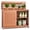 Teak Color, variant on Ktaxon Gray PVC Outdoor Storage Cabinet, Weatherproof Patio Organizer with Open Shelves & Decorative Cutout
