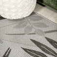 thumbnail image 6 of JONATHAN Y SANTA MONICA 4 x 6 Area Rug, Havana Tropical Palm Leaf - Gray/Black, SMB208B-4, 6 of 7