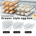 thumbnail image 3 of Automatic Egg Container Storage Box - Household Organizer for Refrigerator, 3 of 10