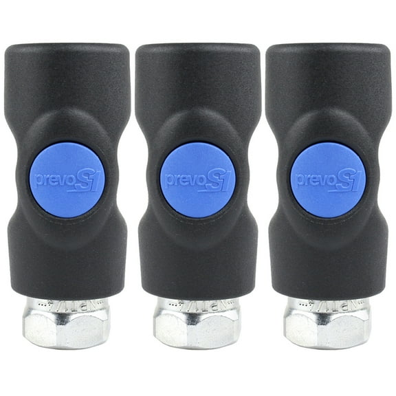 3 Prevost Safety Air Plug Coupler ISI061201 1/4" FNPT High Quality New Prevo S1