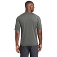 thumbnail image 2 of Sport Tek Adult Male Men Plain Short Sleeves T-Shirt Dark Smoke Gry 2X-Large, 2 of 4