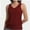 Wine red, variant on Women's Summer V Neck Tank Top Basic Sleeveless Casual Fit Shirts