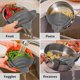 thumbnail image 4 of Pot strainer and pasta strainer - Adjustable silicone with clip-on strainer for pots, pans and bowls - Kitchen spoon, 4 of 4