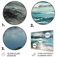 thumbnail image 3 of Designart "The Sea s Tender Embrace IV" Modern Landscape Beach Metal Wall Decor, 3 of 5