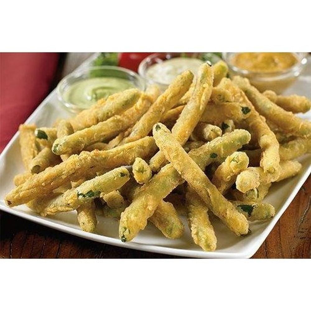 (6 Pack) Harvest Creations Dipt'n Dusted Spicy Green Bean, 2 Pounds Each