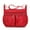 Red, variant on Multi Pockets Shoulder Bag Messenger Bag Waterproof Nylon Travel Bag and Handbags Crossbody Bag for Women