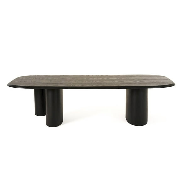 Modrest Summit - Modern 118" Black Ash Dining Table