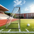thumbnail image 3 of 12x6 FT Heavy Duty Soccer Goal - Regulation Size Backyard Training Goal, Weather-Resistant Powder Coated Steel Frame, Quick Assembly, for Youth & Adults, 3 of 6