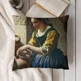 thumbnail image 3 of Johannes Vermeer Throw Pillow Cases Outdoor Pillow Cases Square Decorative Cushion Covers, 3 of 5