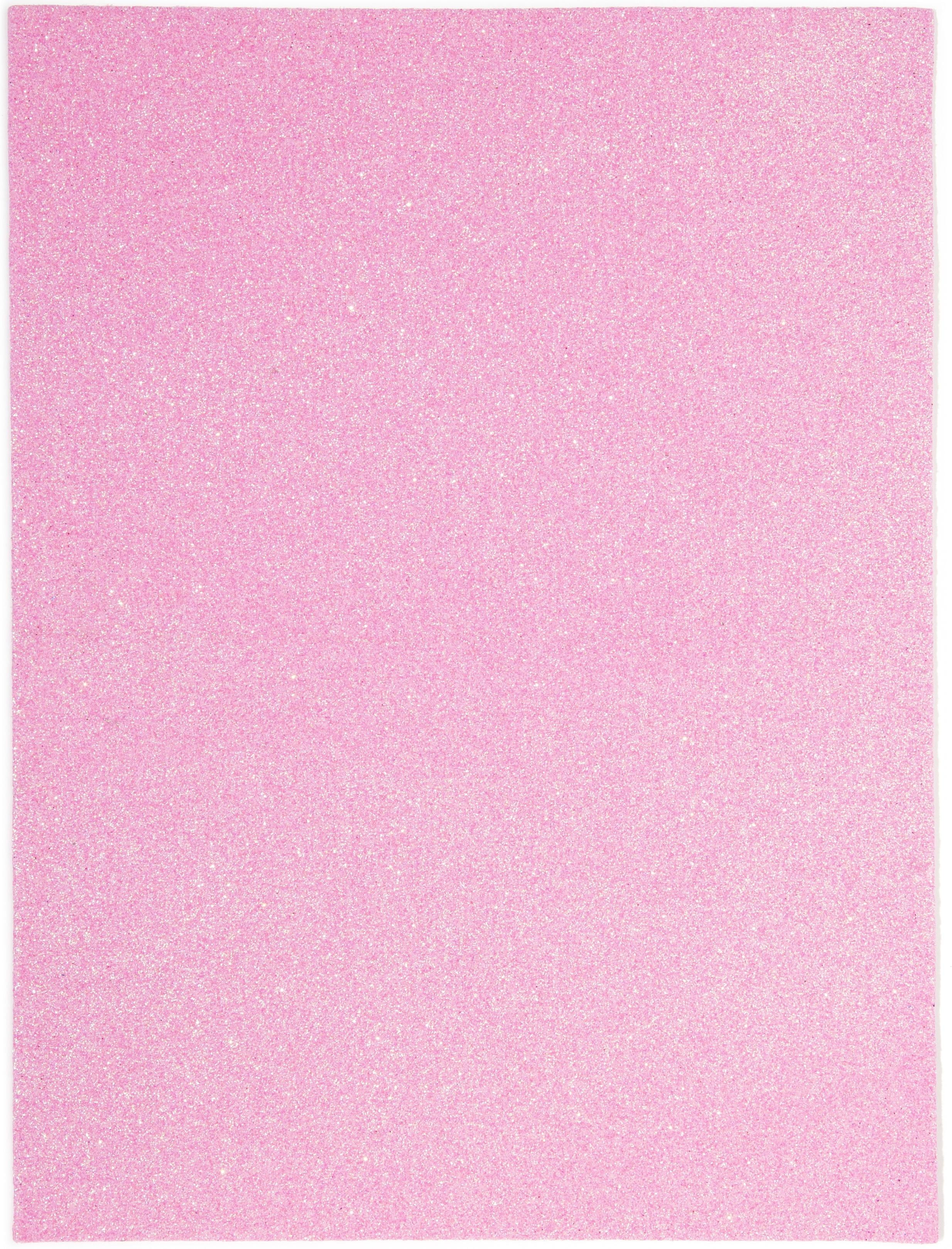 Glitter foam in sheets (2mm) color light pink - 0207