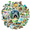 4A, variant on Adventure Stickers Camping Stationery Stickers Hiking Waterproof Stickers for Laptops Notebooks Suitcases