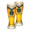 Pilsner US Air Force Gifts for Men or Women â€“ USAF Beer Glassware â€“ Air Force USAF Missle Barware Glass - Set of 4 (23 Oz)