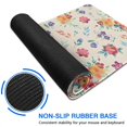 thumbnail image 6 of Long Mouse Pads for Desk,Pioneer Flower Floral Print Pattern Desk Mats on Top Of Desks, Desk Mouse Pad Extra Large with 3mm Non-Slip Base and Stitched Edge for Gaming,Office,Work,Home 31.5"x15.7", 6 of 6