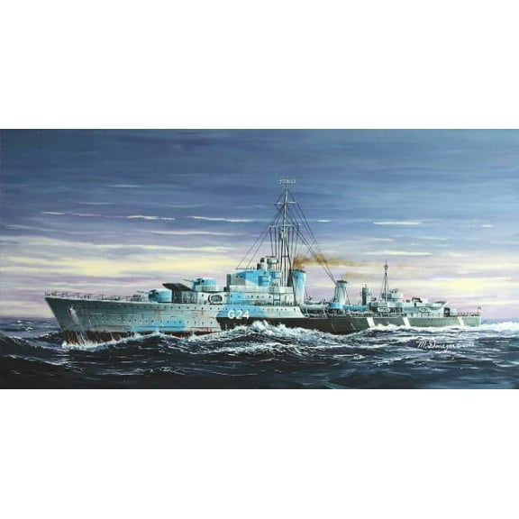 1/700 HMCS Huron G24 Canadian Tribal Class Destroyer 1944
