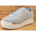 thumbnail image 3 of PU & MA Roma Amor Low Suede Trainers 370946-03 Pale Blue/White UK6/US8.5/EU39, 3 of 6