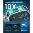 thumbnail image 2 of Transmisor FM LENCENT Bluetooth 5.3 Adaptador de coche con cargador de 48 W, 2 of 8