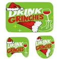 thumbnail image 2 of piezas de adornos para baño de Grinch. Felpudo navideño divertido de Grinch: perfecto para decorar las fiestas, felpudo alegre para la entrada de tu hogar. Alfombra de ilusión, 2 of 3