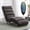 Dark Gray, variant on CARZZI LIFE Chaise Lounge Chair Indoor, Linen Upholstered Massage Chair with 5 Modes, Ergonomic Electric Recliner Chair, Modern Long Lounger for Office Bedroom or Living Room (Orange)