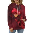 thumbnail image 3 of Hazbin Hotel Hoodie 3D Print Pullover Hooded Long Sleeve Sweatshirts Tops Blouse with Pocket for Mens Womens, 3 of 7
