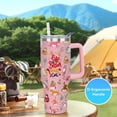 thumbnail image 3 of Corgi Gifts for Corgi Lover, 40 oz Cute Cup Tumblers for Women with Handle Lid and Straw, Green, 3 of 3