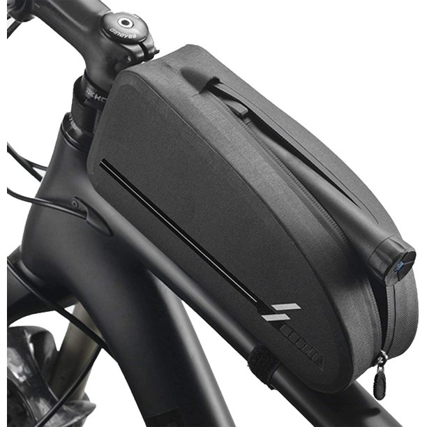 Bolsa de bicicleta impermeable para teléfono con marco frontal para bicicleta (M)