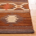 thumbnail image 3 of Safavieh Kilim Elvin Tribal Area Rug, Brown/Dark Gray, 6' x 6' Square, 3 of 10