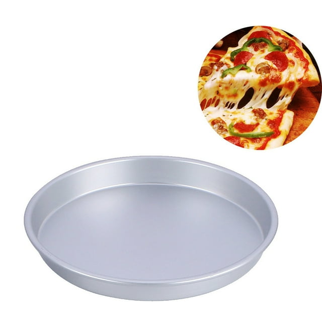 Coofit Pizza Baking Pan Non-stick Round Aluminium Alloy Baking Tray Baking Essential