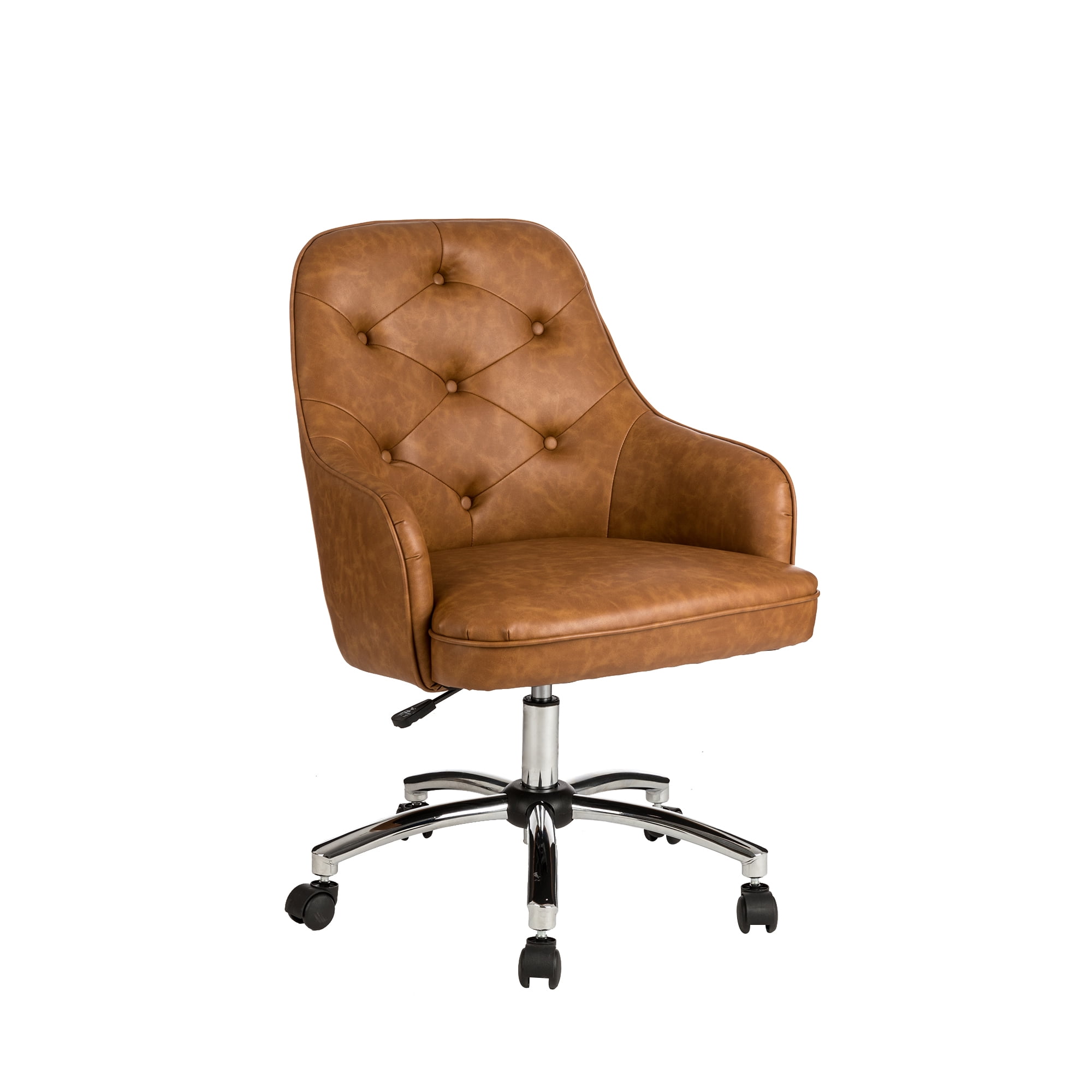 Glitzhome MidBack Adjustable Home Office Desk Chair with Bonded