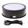 thumbnail image 1 of 15cm/20cm Electric Turntable Display Stand LED Light Rotating Table Watch Bracelet Jewelry Holder Display Stand ,Quiet and Smooth, 1 of 7