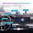 thumbnail image 2 of Kenally ABS Auto Dash Cam Metal a prueba de viento IP69 Impermeable Función de radio WiFi 9 pulgadas Triangular 1024x600 Control de voz Pantalla digital Cámaras de salpicadero de coche Kenally VI016957-00B, 2 of 6