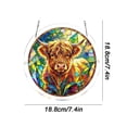 thumbnail image 2 of Acrylic Jigsaw Puzzle Suncatcher-Galactic Colorful Birds, Stained Glass Window Hanging, Home Decor Creative Mom Gifts, Birthday Gifts for Women,Wife, Sisters, Aunt, Besties 7.4in, 2 of 6