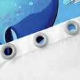thumbnail image 3 of Erosebridal Blue Octopus Curtains for Living Room,Marine Animal 30%-50% Blackout Curtains Set of 2 (38x45),Curtains Pack of 2 (38x45),Ocean Theme Decor, 3 of 6