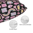 thumbnail image 3 of Pofeuu Elements Print Polyester Microfiber Plush Pillowcases, Super Soft and Cozy Pillow Case Covers with Envelop Closure（Pillow core not included）-16"x24", 3 of 6