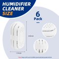 thumbnail image 3 of Cartucho de desmineralización para humidificador ADDFRESH, paquete de 6, blanco, 3 of 6