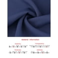 thumbnail image 7 of DARING DIVA 2Pcs Women's Business Dressy 3/4 Sleeve Suit Blazer Skirt Set S Navy Blue, 7 of 7