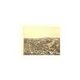 thumbnail image 3 of Historic Panoramic View - Medford Massachusetts - Bailey 1880 - 30.55 x 23 - Vintage Wall Art, 3 of 5