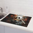 thumbnail image 5 of Dish Drying Mat, Floral Fox Absorbent Microfiber Kitchen Mat, Heat Resistant Drying Mat Kitchen Counter for Dishes, Utensils, Pots, Pans, Drainer Mats 18x24in, 5 of 7