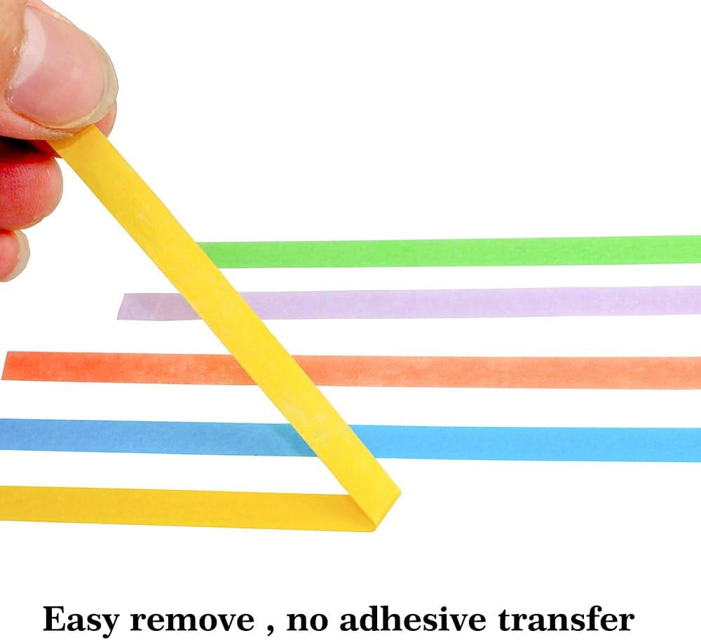 Washi Masking Tape for DIY Nail Arts Drawing Pattern Making (Blue)