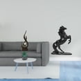 thumbnail image 2 of Estatua Abstracta De Caballo De Fuego, Figura De Resina, Escultura De Arte Moderno, Adorno Para Vitrina, Sala De Estar, Dormitorio, Paisaje Interior, Recuerdo, 2 of 8