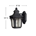 thumbnail image 3 of Hinkley Lighting - Trafalgar - 1 Light Extra Small Outdoor Wall Lantern in, 3 of 3