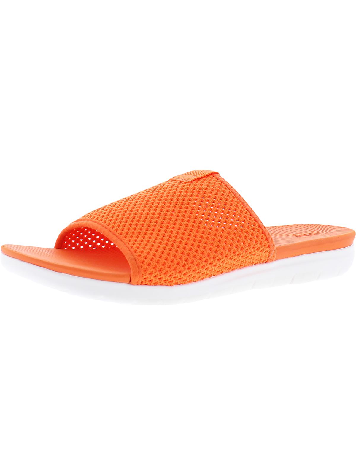 Fitflop Womens Airmesh Lightweight Pool Slide Sandals Orange 9 Medium (B,M)  - Walmart.com