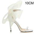 thumbnail image 1 of 2024 Spring New Transparent Heels Rhinestone Special-shaped Heel Sandals Women Beautiful Sexy Fairy Wind Crystal Sandals FGS, 1 of 7
