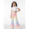 thumbnail image 5 of Girls Flare Pants, AI Digital Print Bell Bottoms,All-Season Sizes 3-13Y, 5 of 6