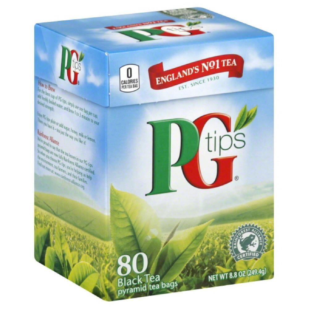 PG Tips Pyramid Tea Bags Black Tea, 80 Bg (Pack of 12)