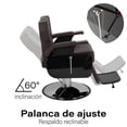thumbnail image 2 of Sillón Barber Onof  SB-001  Hidraulico Silla Estetica Chocolate, 2 of 9
