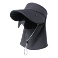 thumbnail image 1 of de lente Borde ancho y elegante para acampar en bicicleta de vacaciones al aire libre deportes al aire libre Gris oscuro, 1 of 8