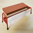 thumbnail image 5 of SXCRFKXH Double Sided Sharpening Stone with Non-Slip Base | Green Whetstone for Kitchen Knives | 14.8X4.3X3cm Professional Knife Sharpener tool, 5 of 6